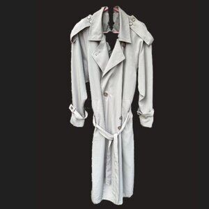 Ladies Vintage 80's Otello Pelle Trench Coat Size 9/10 - Preowned